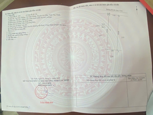 BÁN ĐẤT CẨM GIANG – NGAY CHỢ, GIÁ TỐT