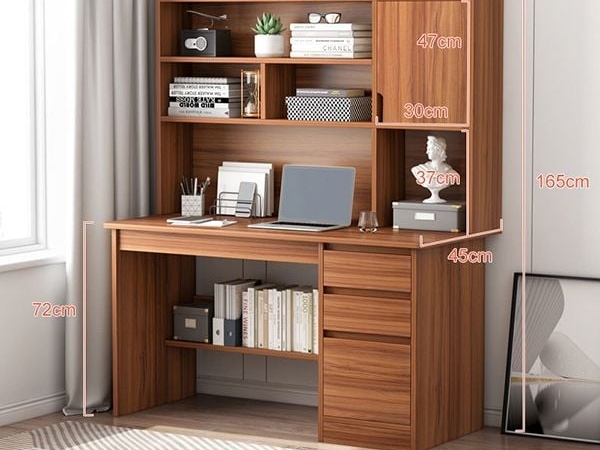 Bàn Học Tích Hợp Kệ Sách BH-107