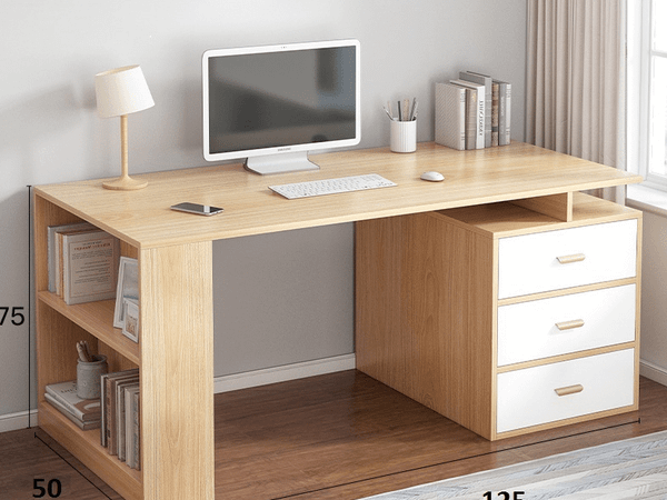 Bàn Học/Làm Việc Tích Hợp Kệ Sách Và Ngăn Kéo BLV-076