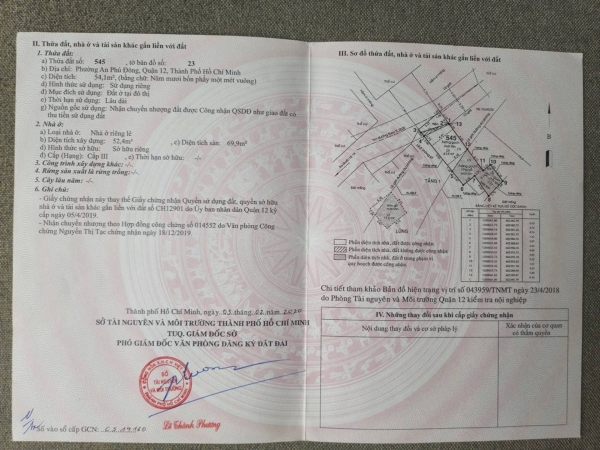 BÁN NHÀ AN PHÚ ĐÔNG – QUẬN 12