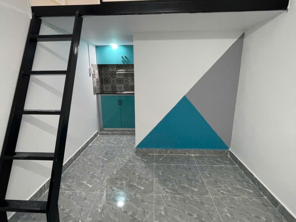 Gác có kệ bếp