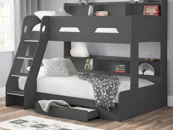 Giường 2 Tầng Kết Hợp Kệ Trang Trí GT579