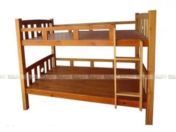 Giường 2 Tầng Nhật Ninja Gỗ Tự Nhiên (1m/1m) Chắc Chắn & Có Thể Nằm Ch