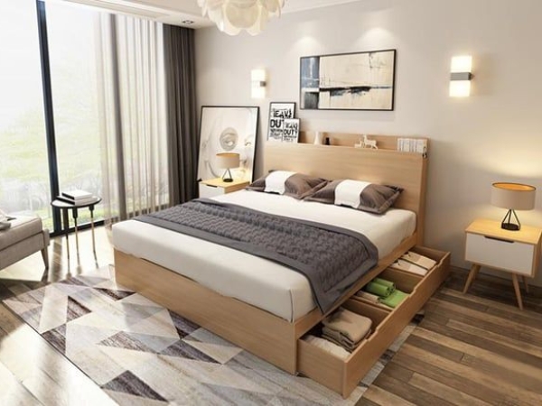 Giường Ngủ Có Ngăn Kéo GN-K10