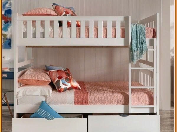 Giường Tầng Gỗ Tự Nhiên Unit (1m/1m2/1m4)