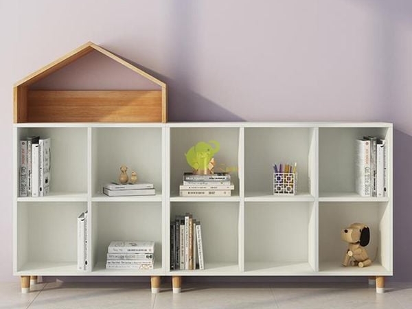 Kệ Đa Năng Cho Bé Hình Mái Nhà Độc Đáo
