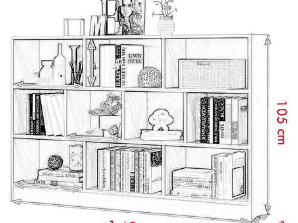 Kệ Sách Phòng Khách Bingo