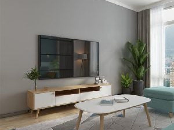 Kệ Tivi Chân Gỗ Cao Cấp KTV-111