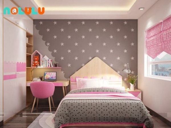 Thiết Kế Phòng Ngủ Cho Bé Gái - BG06