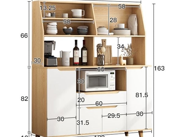 Tủ bếp - Tủ đựng lò vi sóng đẹp thiết kế tiện dụng TB-77