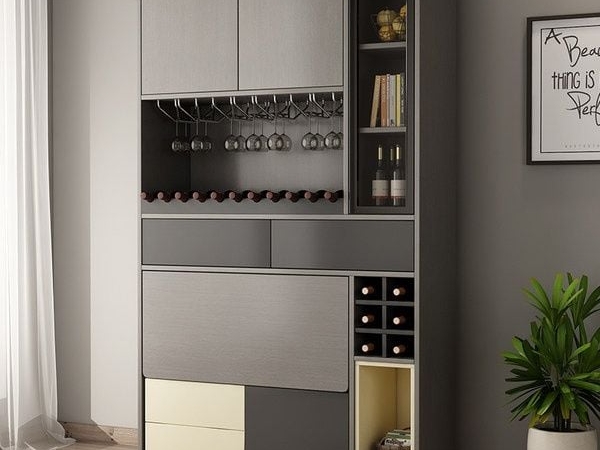 Tủ Rượu Liền Quầy Bar Hiện Đại TR-109