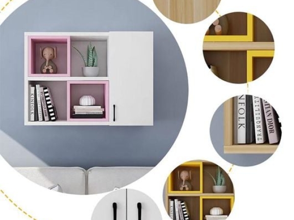 Tủ sách treo tường thiết kế ấn tượng TT-120