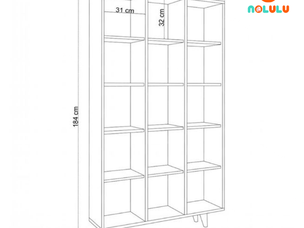 Tủ trang trí phòng khách Nolulu - TPK004